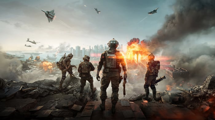Battlefield 6 Soldiers in a Destroyed City 4K