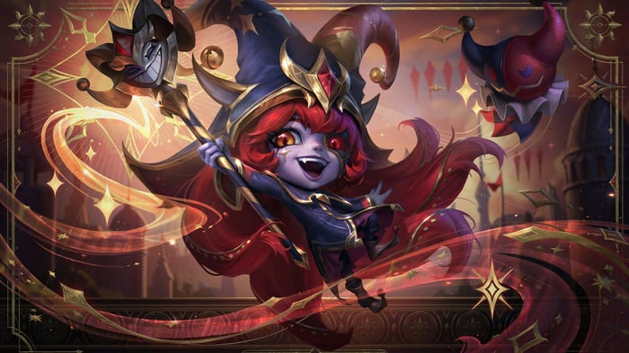 Arcana Lulu League of Legends Splash Art 4K
