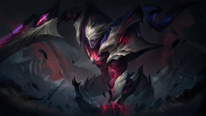 Visions of the Fallen Garen Splash Art 4K