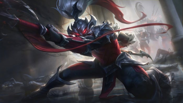 Xin Zhao Marauder League of Legends Splash Art 4K