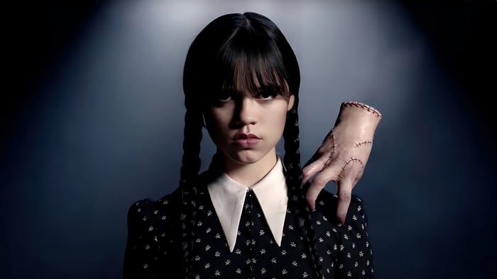 Wednesday Addams and Thing 4K