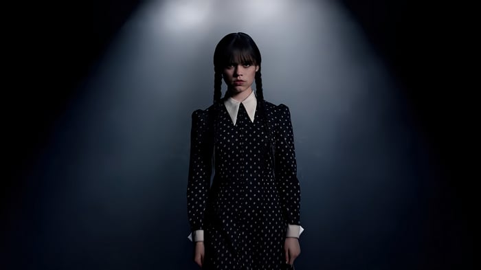 Jenna Ortega as Wednesday Addams in 4K