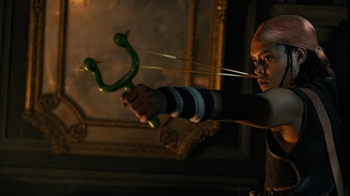 Usopp from One Piece with a slingshot
