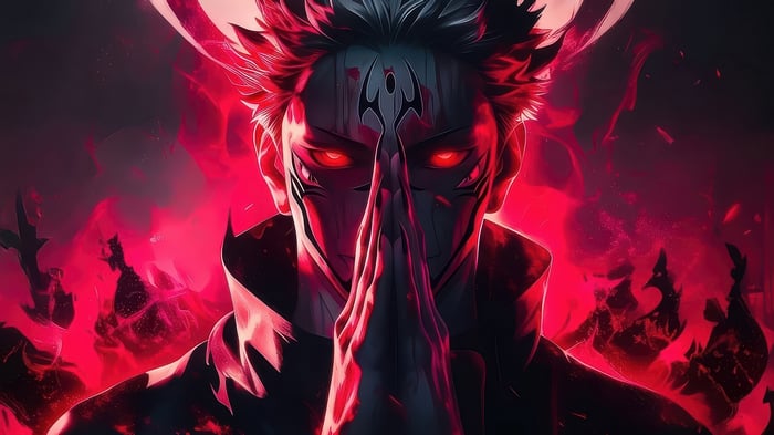 Sukuna from Jujutsu Kaisen in 4K