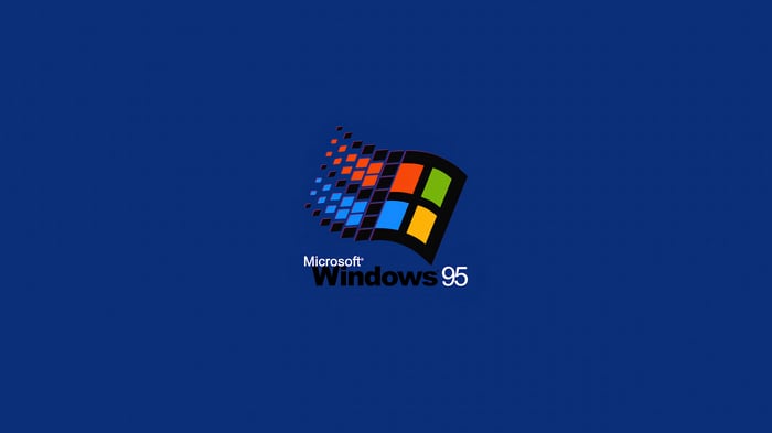 Microsoft Windows 95 Logo 4K
