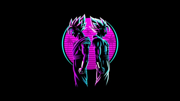Vegito and Gogeta Dragon Ball 4K