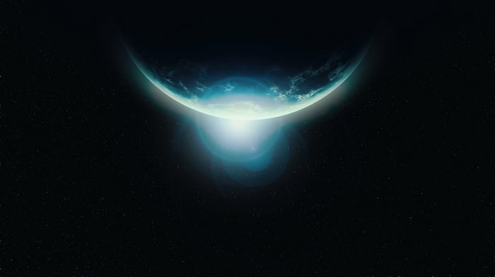 Planet Earth in Space 4K