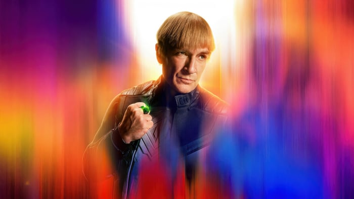 Nathan Fillion as Guy Gardner in 4K