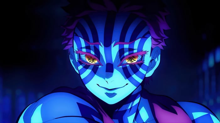 Akaza from Demon Slayer 4K