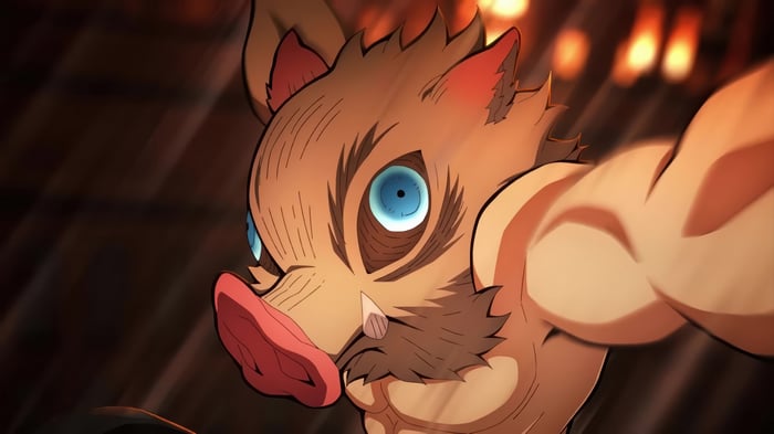 Inosuke Hashibira from Demon Slayer 4K