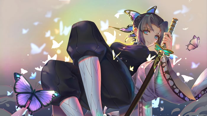 Shinobu Kocho from Demon Slayer Kimetsu no Yaiba 4K