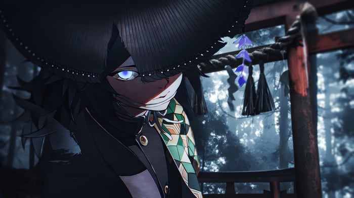 Giyu Tomioka from Demon Slayer Kimetsu no Yaiba 4K
