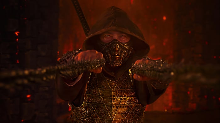 Scorpion in Mortal Kombat II 4K