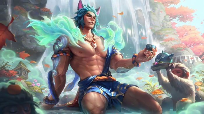 Spirit Blossom Sett in League of Legends 4K