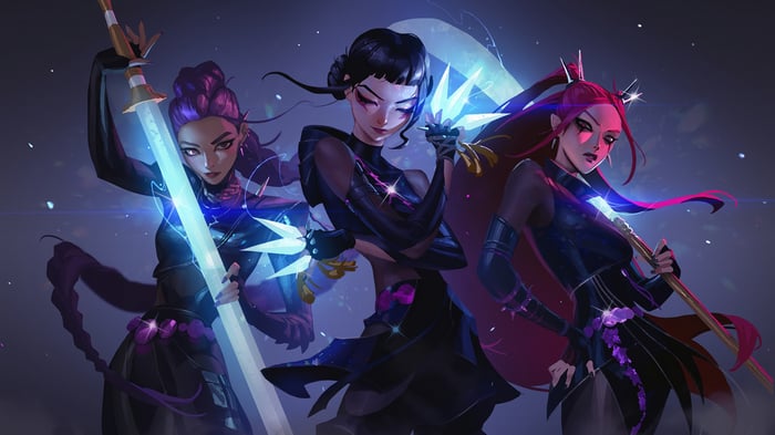 KPop Demon Hunters Zoey, Mira, and Rumi 4K