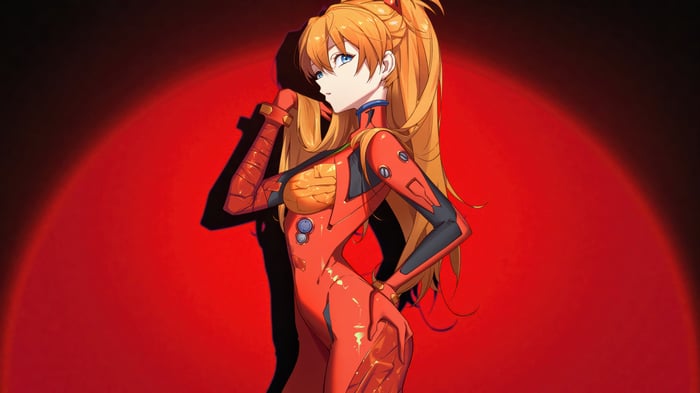 Asuka Langley Soryu in Neon Genesis Evangelion 4K