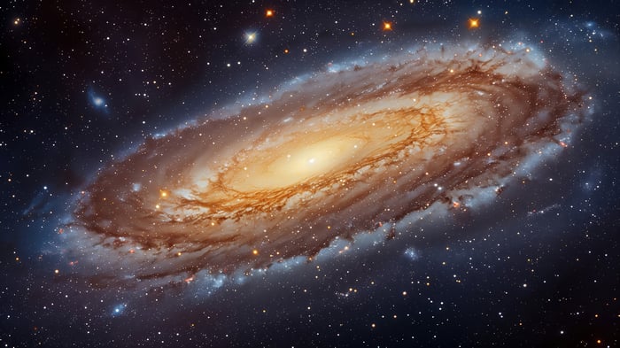 Andromeda Galaxy in Space 4K