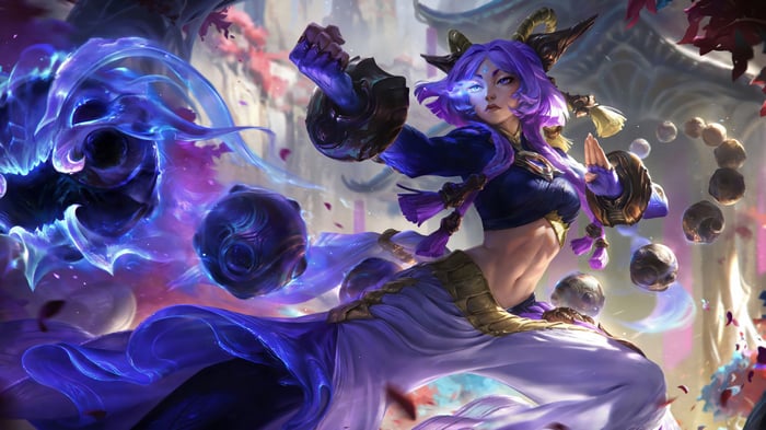 League of Legends Splash Art of Yunara