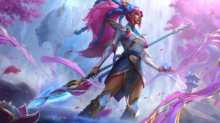 Spirit Blossom Nidalee Splash Art 4K