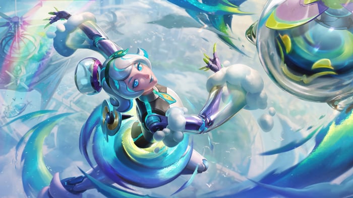 Orianna from League of Legends 4K Splash Art