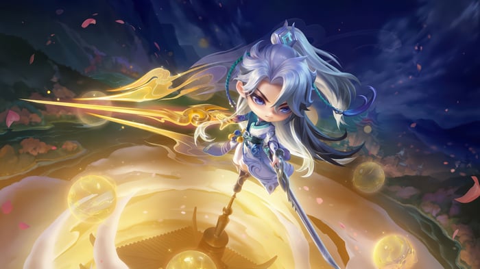 Chibi Yone from League of Legends in 4K