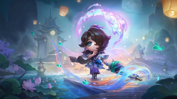 Chibi Hwei in Teamfight Tactics 4K