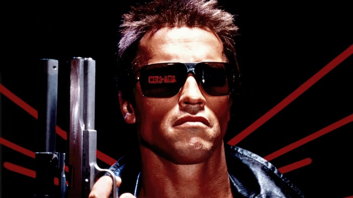 Arnold Schwarzenegger as The Terminator in 4K