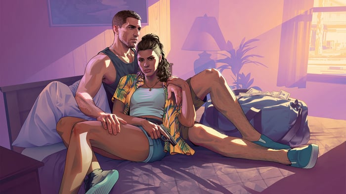 Lucia and Jason in Grand Theft Auto 6 4K