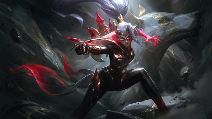 Vayne Risen Legend Splash Art 4K