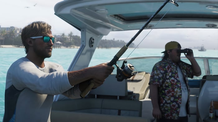 Grand Theft Auto 6: Jason Duval Fishing on a Boat