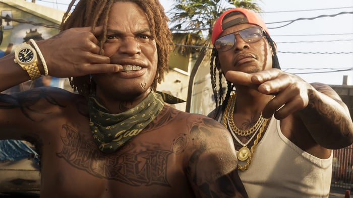 Grand Theft Auto 6: Two men posing for a photo