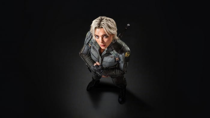 Yelena Belova in Black Widow Costume 4K