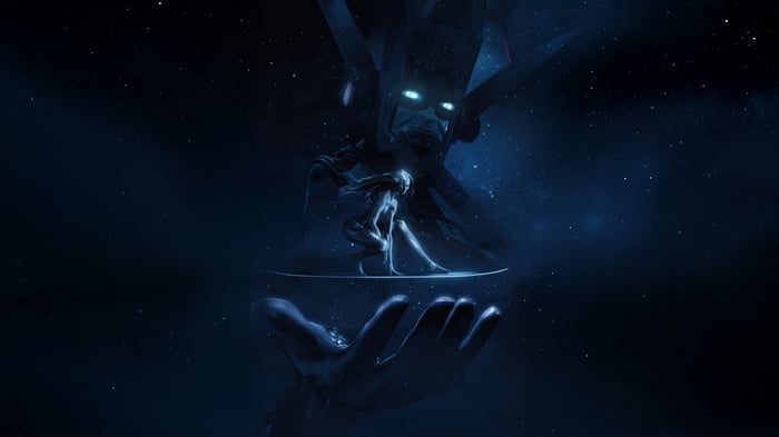 Galactus and Silver Surfer in Space 4K