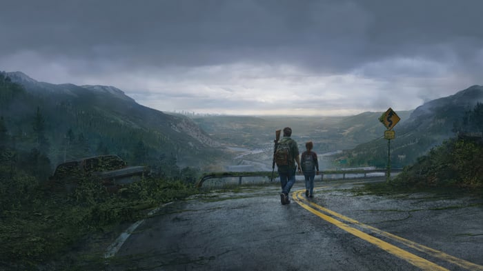 The Last of Us: Joel and Ellie on a Road