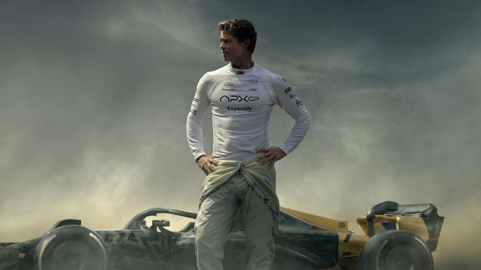 Brad Pitt in F1 Movie 4K