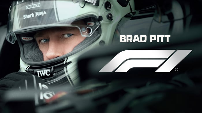 Brad Pitt in F1 Movie 4K