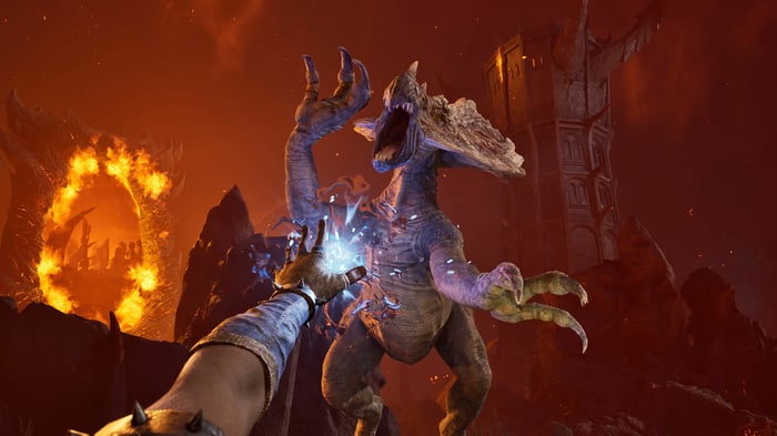 The Elder Scrolls IV: Oblivion Remastered Monster Battle