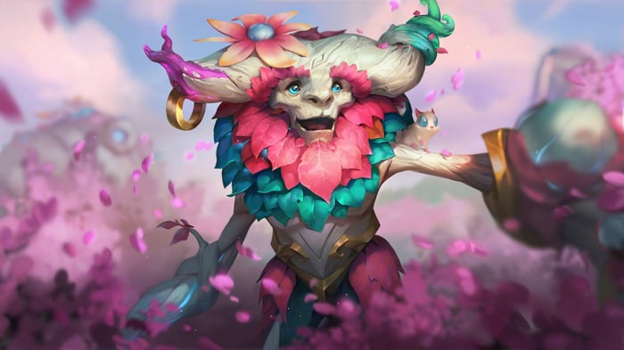 Spirit Blossom Ivern Splash Art 4K
