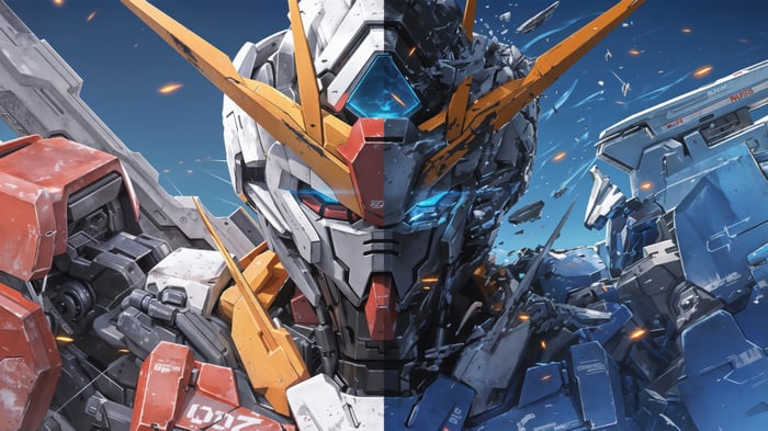 Gundam 4K Anime Art