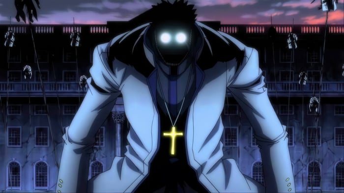 Alexander Anderson in Hellsing Ultimate 4K