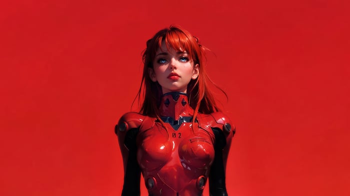 Asuka Langley Soryu in Neon Genesis Evangelion 4K