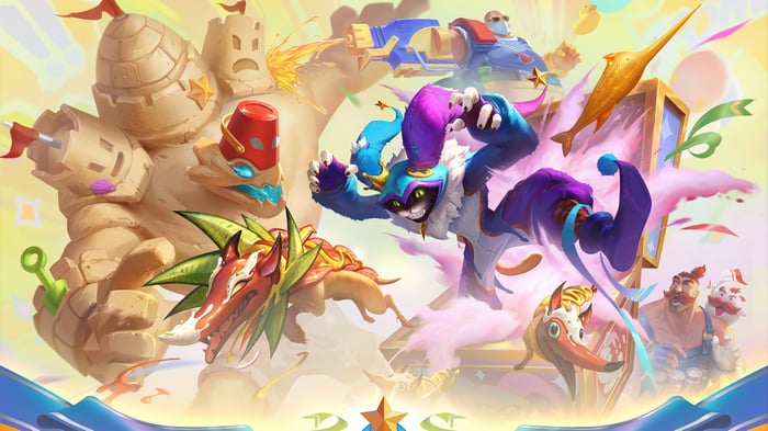 League of Legends April Fools Shaco, Naafiri, Braum, Urgot, Malphite 4K