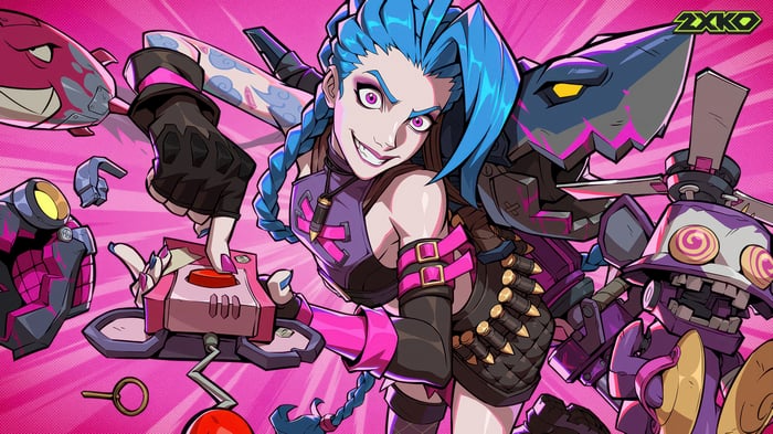 Jinx from League of Legends in 4K