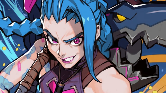 Jinx from League of Legends 4K