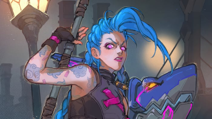 Jinx from League of Legends 4K