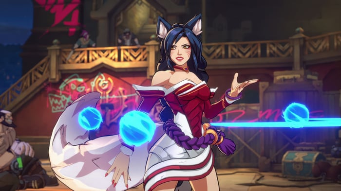 Ahri from League of Legends in 2XKO