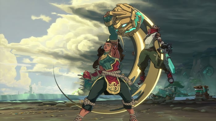 Illaoi and Ekko in 2XKO