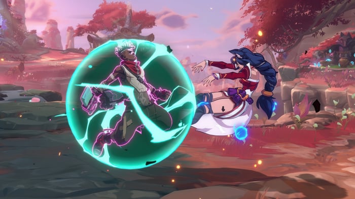 Ekko and Ahri in League of Legends 4K