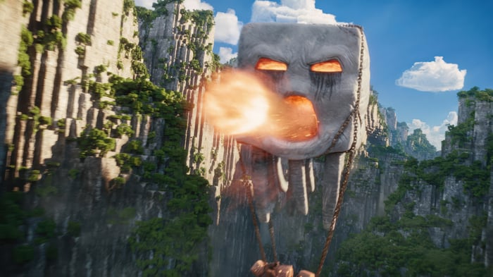Ghast from A Minecraft Movie 4K