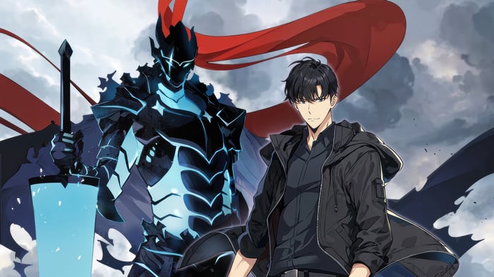 Sung Jin-Woo and Igris from Solo Leveling 4K